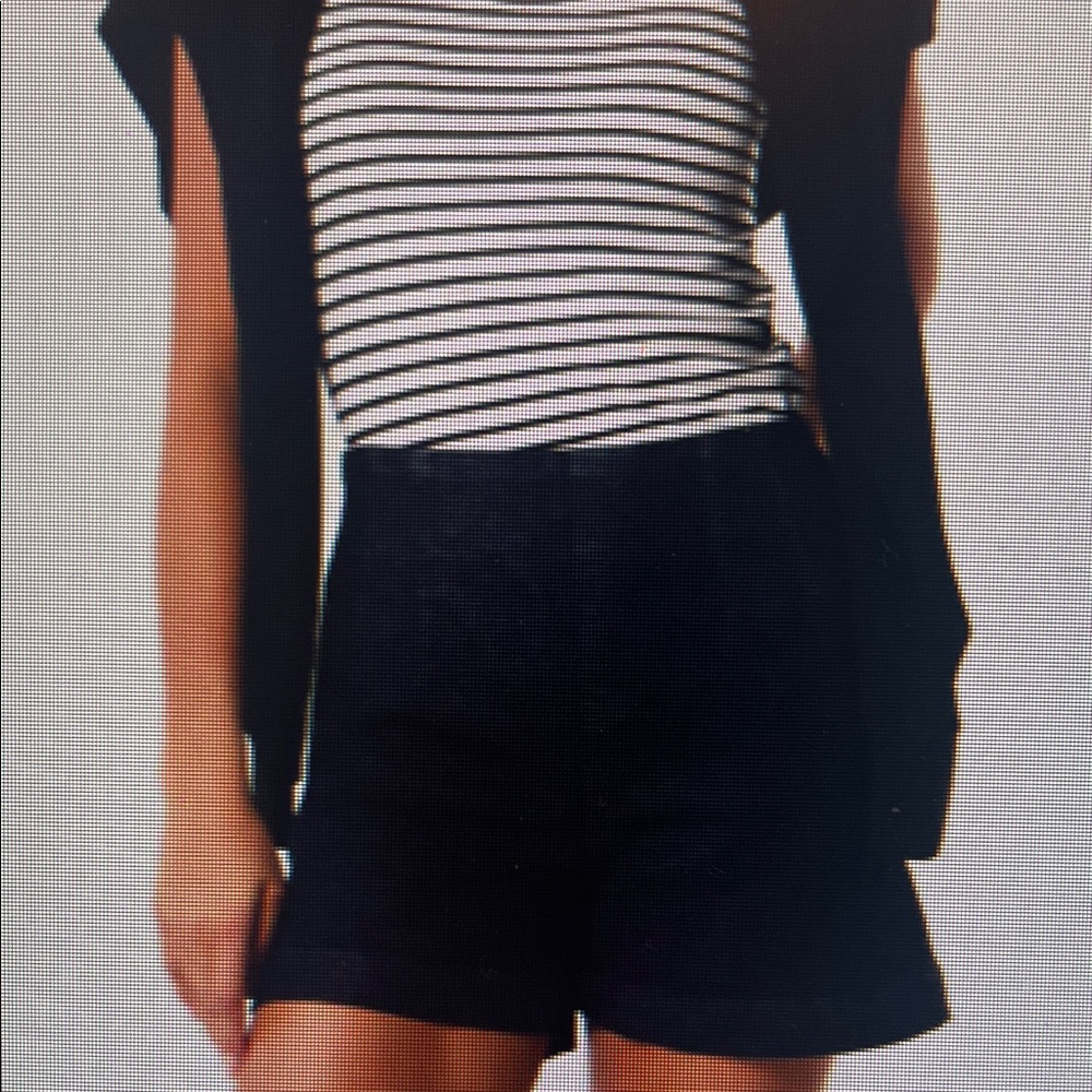 SPANX Black High-Rise Tailored Shorts